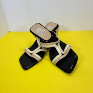 Bravo Browns Made in Italy Leather Women's Slip-on heels, US Size 7M